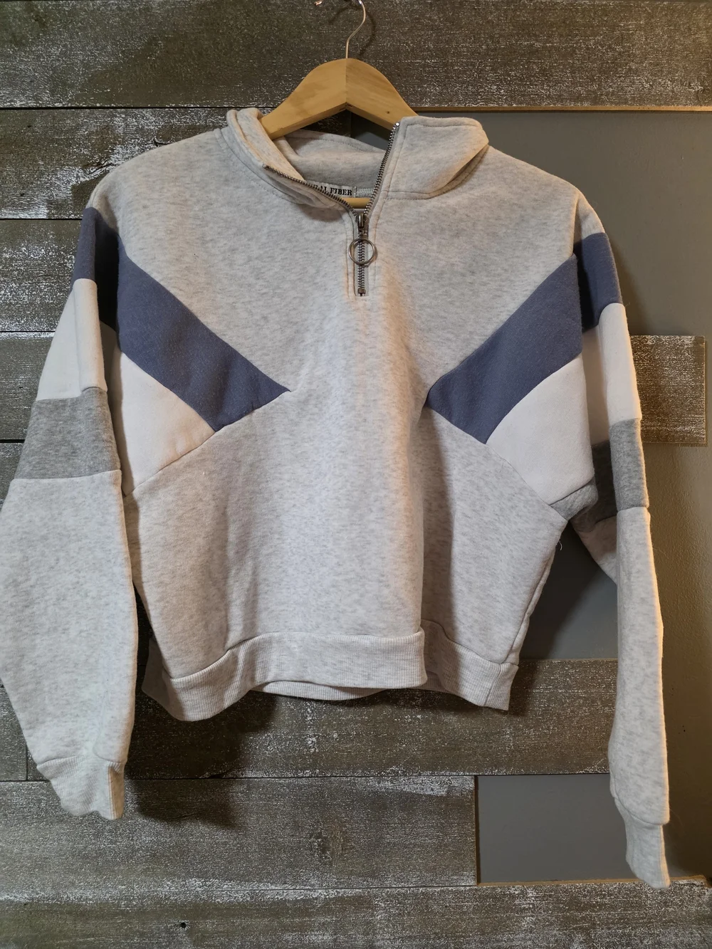 Moral Fiber Heather Gray and Navy Chevron Kids Pajama Set